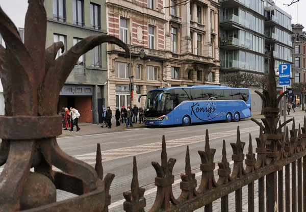 Antwerpen, Ankunft am Scheldekai