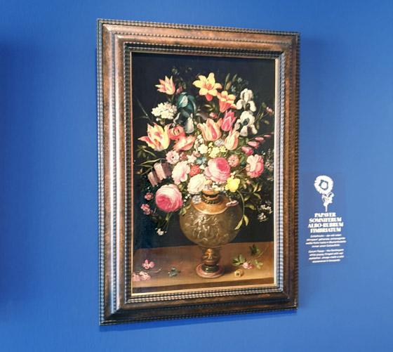 Blumengemälde aus der Ausstellung blooming Blumengemälde aus der Ausstellung blooming
