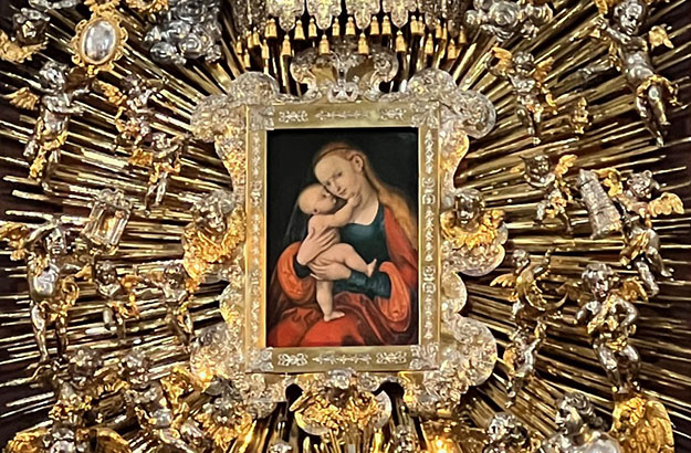Gnadenbild von Lukas Cranach im Dom Gnadenbild von Lukas Cranach im Dom