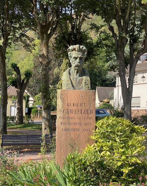 Kaysersberg, Denkmal Albert Schweitzer