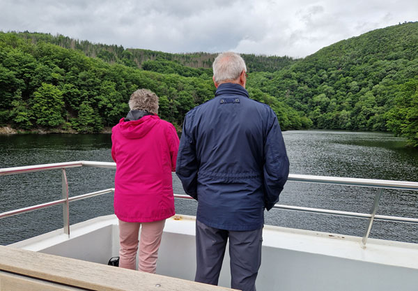 Fahrt auf dem Obersee