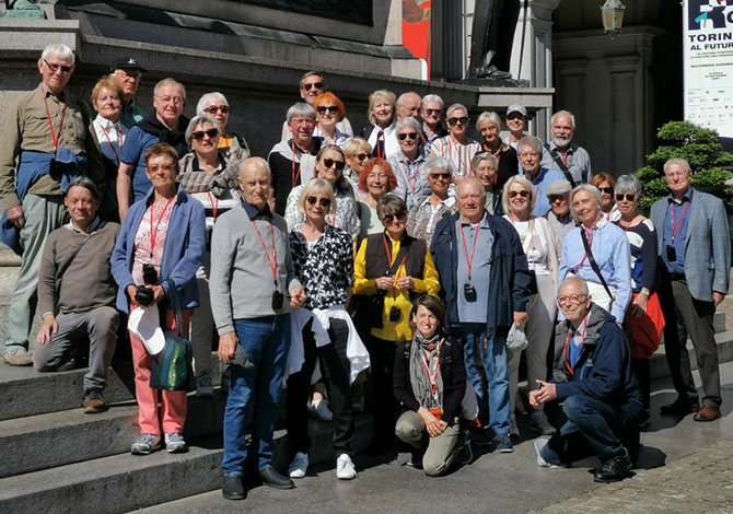 Gruppe mit Raffaella Bonetto (Mitte)