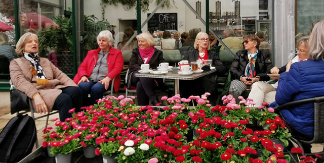 Im Cafe Fleur gab es leckeren Kuchen