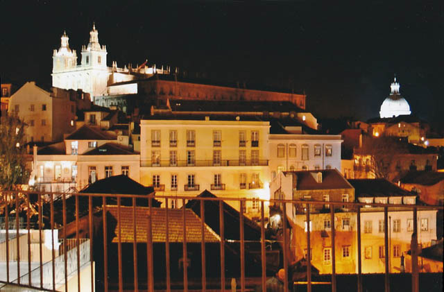Lissabon, Altstadt am Abend