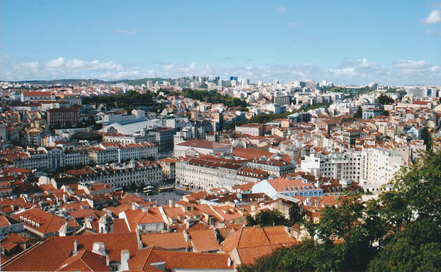 Lissabon, Blick von der Festung