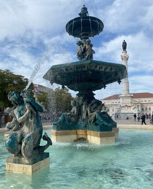 Brunnen auf dem Rossio