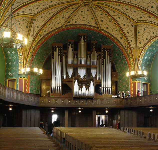 Lutherkirche, Klais-Orgel auf der Westempore