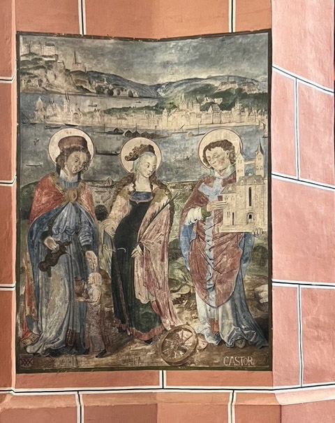 Oberwesel, Koblenz-Darstellung von 1490 Oberwesel, Koblenz-Darstellung von 1490