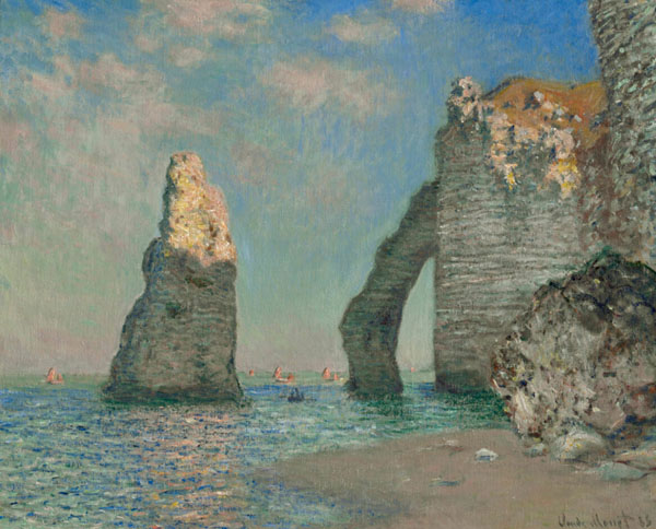 C. Monet, Steilküste von Aval, 1885; ©: Städel Museum