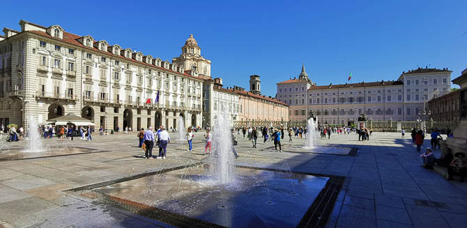 Turin, Piazza Castello und Palazzo Reale