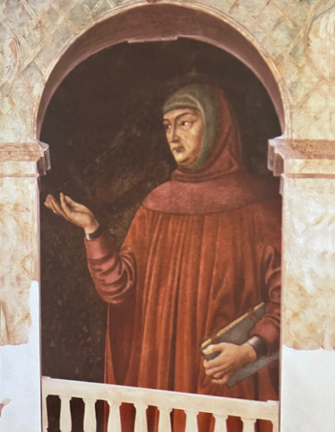 Der Dichter Franscesco Petrarca