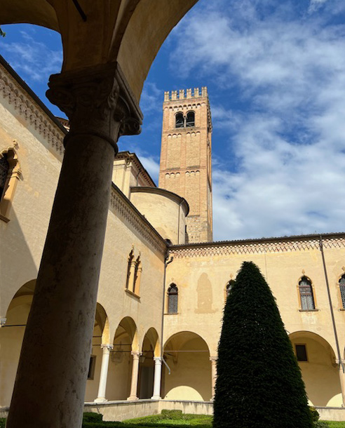 Im Kreuzgang des Klosters Praglia
