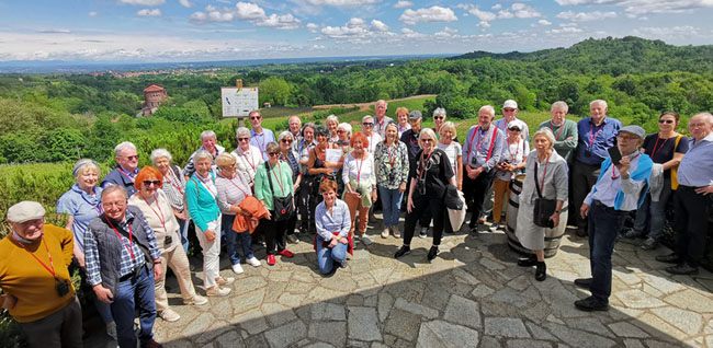 Gruppe im Weingut Podere Valloni