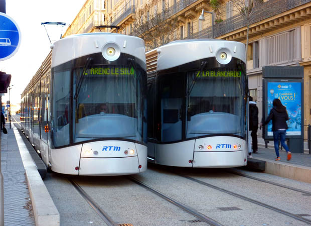 Marseille, Moderne Straßenbahnen