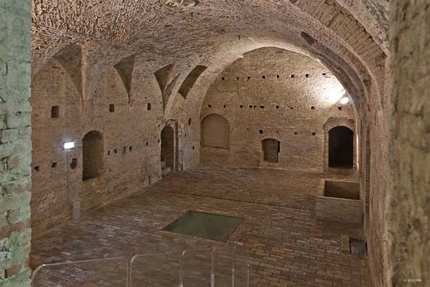 Urbino, Keller des Palastes