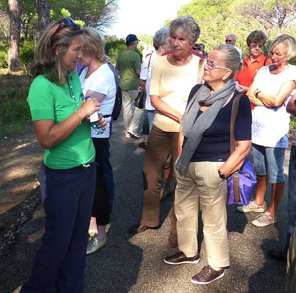 Parco Maremma: Paola mit Gruppe