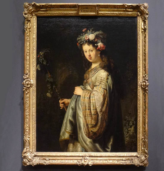 Rembrandt: Flora (1634), Eremitage St. Petersburg