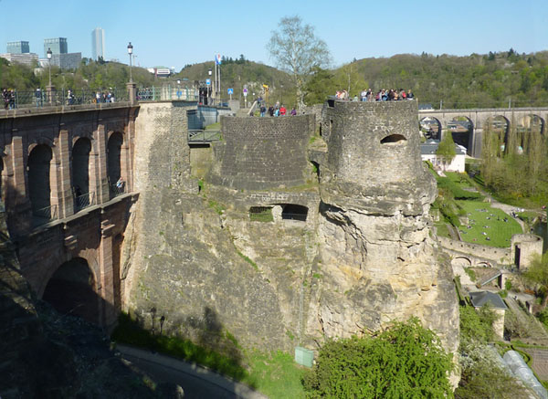 Luxemburg, Kasematten im Bockfelsen