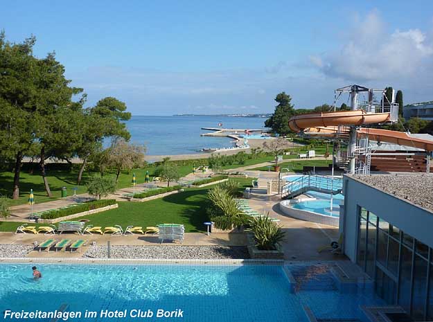 Blick aus unserem Hotel in Zadar