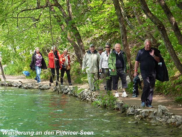 Wanderung an den Plitvicer Seen