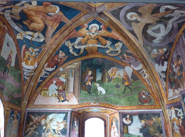 Borgo, Fresken in der Chiesa di San Rocco