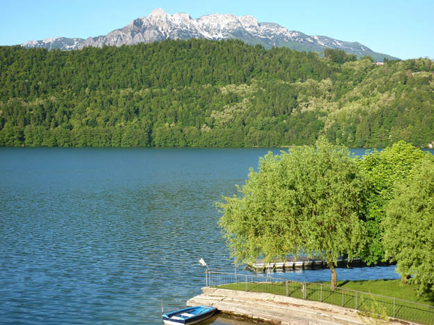 Levico Therme, Blick aus dem Hotelzimmer