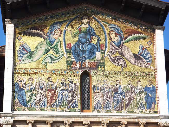 Lucca: Mosaik an San Frediano