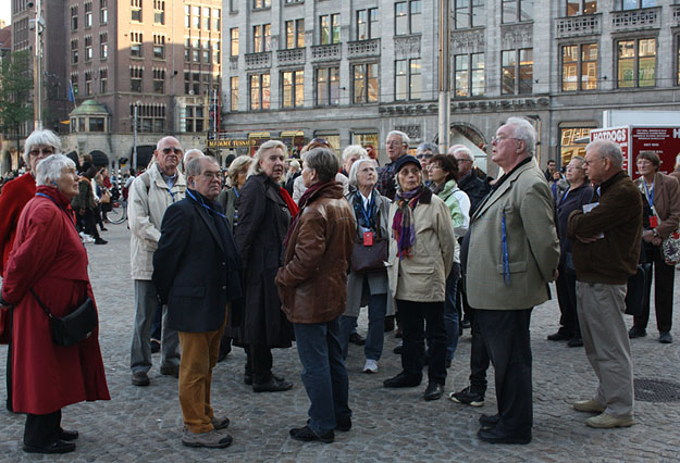 Amsterdam, Gruppe am Königl. Palast