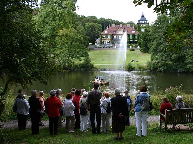 Im Park der Villa Lerbach