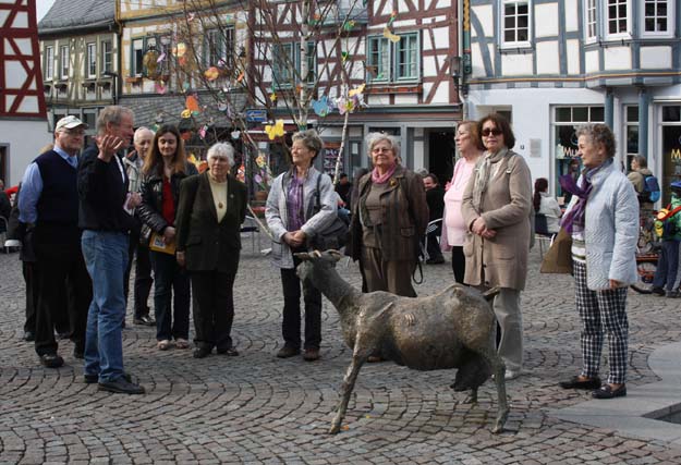 Bad Camberg, Grp auf dem Marktplatz