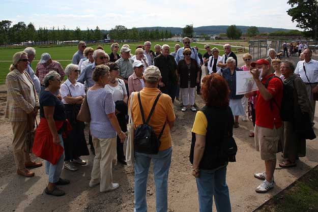 Gruppe auf dem Plateau des Ehrenbreitstein