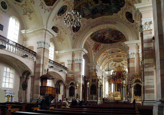 Ebersmünster, Innenraum der Kirche