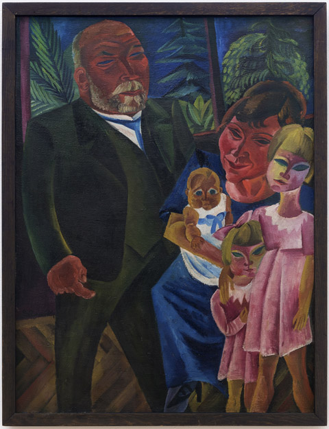 Conrad Felixmüller: Familie Kirchhoff, 1920