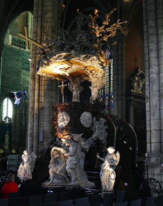 Gent: St. Bavo, Kanzel