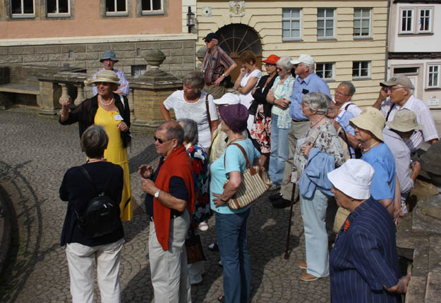 Gotha, Stadtführung mit Frau Greiner