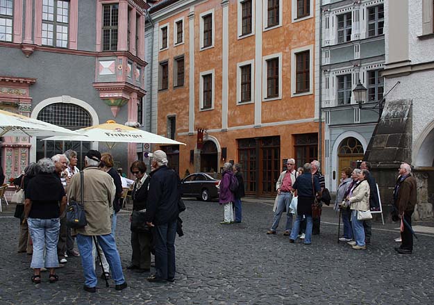 Görlitz: Beide Gruppen am Untermarkt