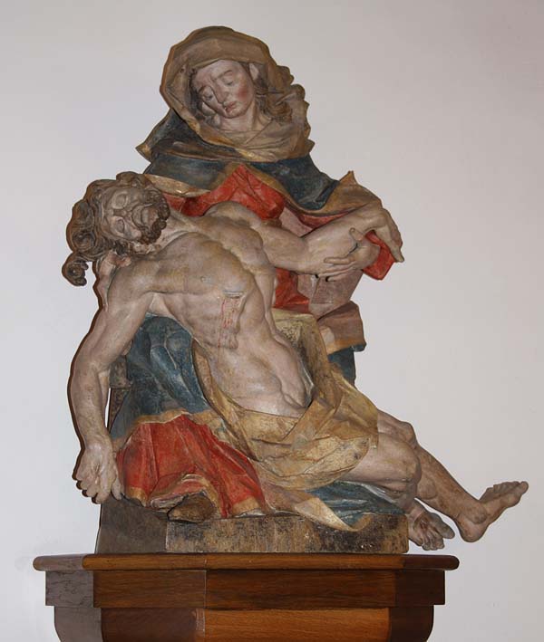 Pieta von J.T. Düringer in der ursprünglichen Farbfassung