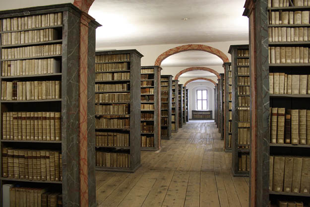 Halle, Kulissenbibliothek der Franckeschen Stiftungen