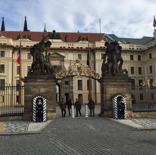 Prag, Eingang zum Präsidentenpalast