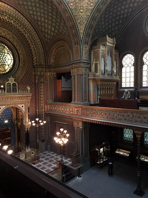 Prag, Inneres der Spanischen Synagoge