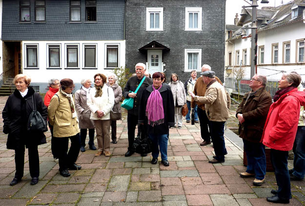 Kaub, Stadtführung mit Herrn Rischen