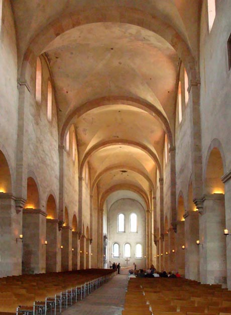 Kloster Eberbach, romanisches Kirchenschiff