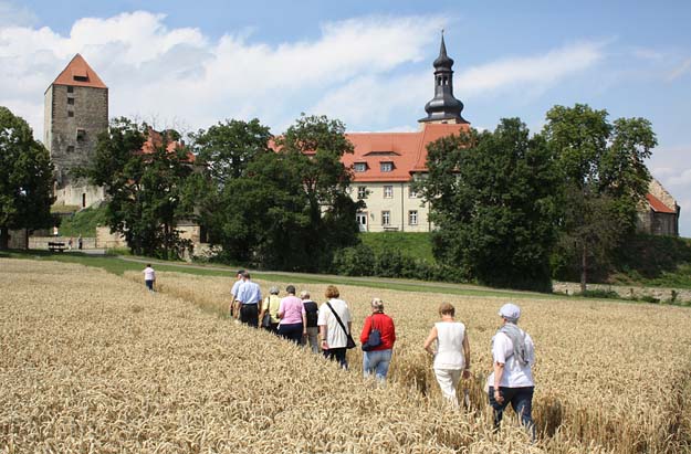 Auf dem Weg zur Burg Querfurt