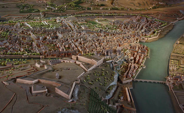 Namur, Stadtmodell mit Zitadelle