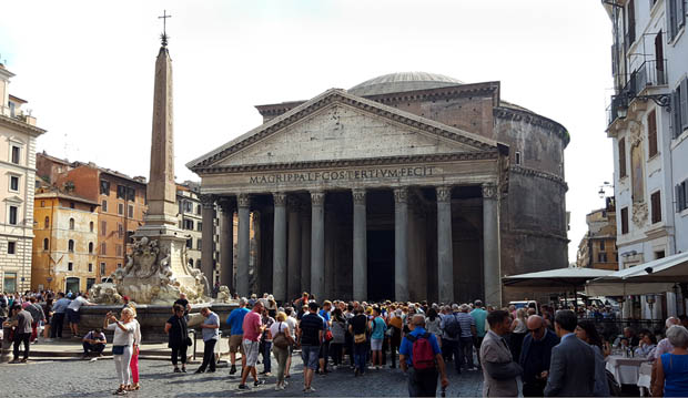 Rom: Pantheon (erbaut um 125 n.Chr.)