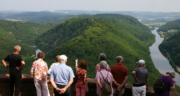 Blick auf die Saarschleife