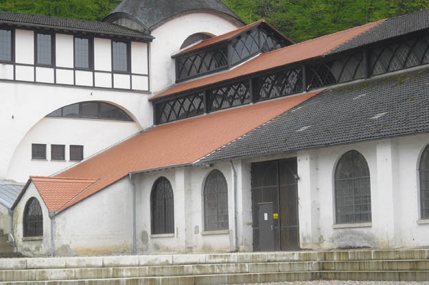 Sayn, Der restaurierte Teil der Gießhalle