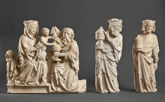 Anbetung der Hlg. Drei Könige vom Hochaltar des Kölner Doms, Köln, um 1310-1322, Museum Schnütgen © RBA / W. Meier