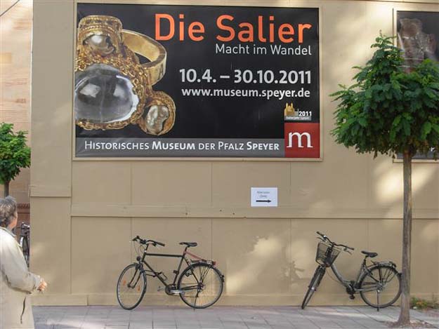 Speyer, Plakat zur Salier-Ausstellung