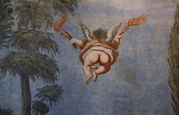 Putto im Stolberger Schloss Putto im Stolberger Schloss